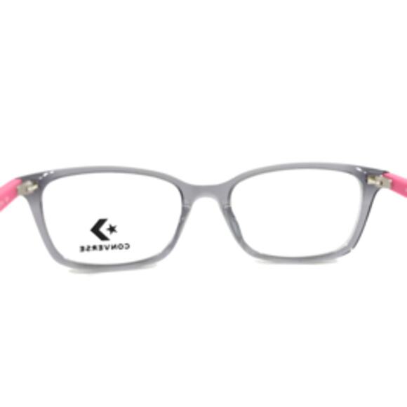💎✨NEW✨💎NWT Converse Kids Eyeglasses Frames Transparent Gray Pink - Picture 4 of 13
